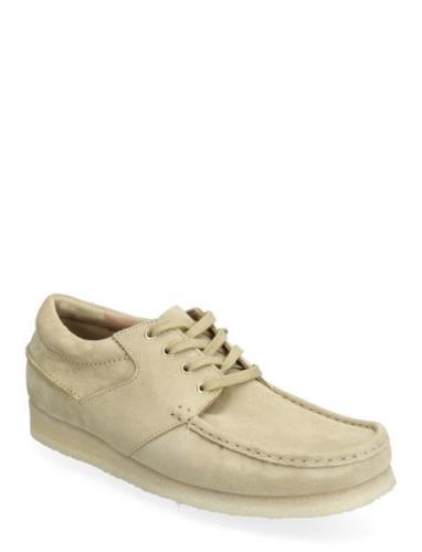 Clarks Originals Wallabee Boat Beige