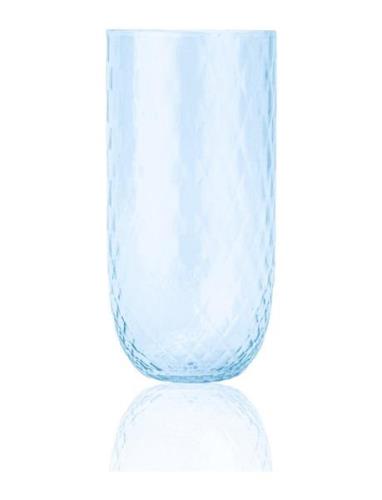 Harlequin Long Drink Home Tableware Glass Drinking Glass Blue Anna Von...