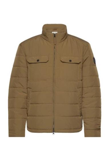 GANT Channel Quilted Jacket Brun