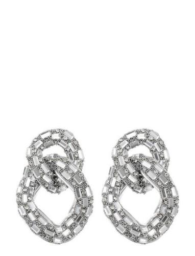 By Jolima Sparkle Crystal Earring Silver