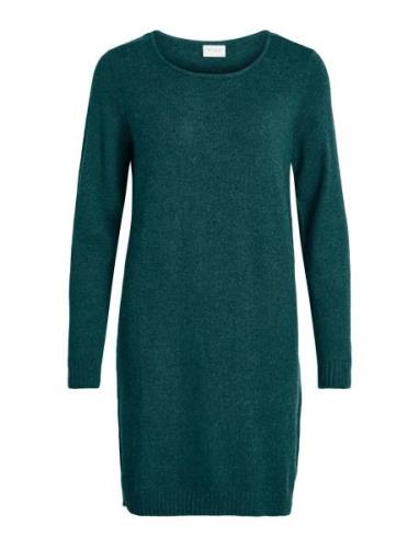 Vila Viril L/S Knit Dress - Noos Grön