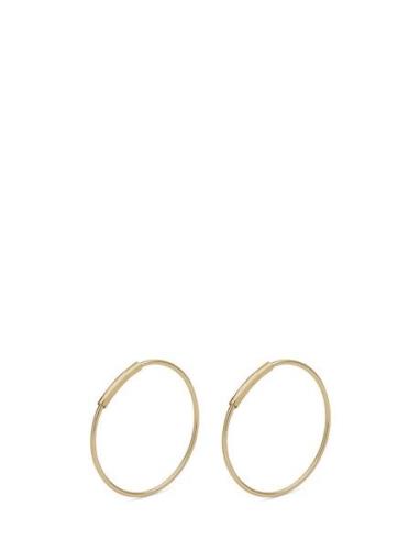 Pilgrim Raquel Medium- Recycled Hoop Earrings Guld