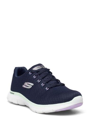 Skechers Womens Flex Appeal 4.0 - Waterproof Blå