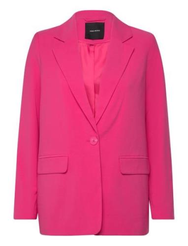 Vero Moda Vmcarmen Ls Loose Blazer Noos Rosa