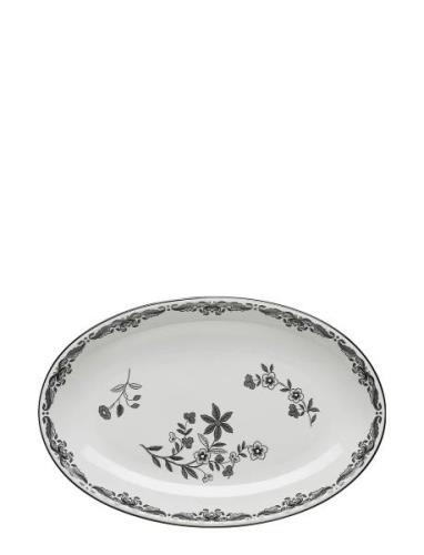 Rörstrand East India Black Oval Serving Dish 33X22 Cm Svart