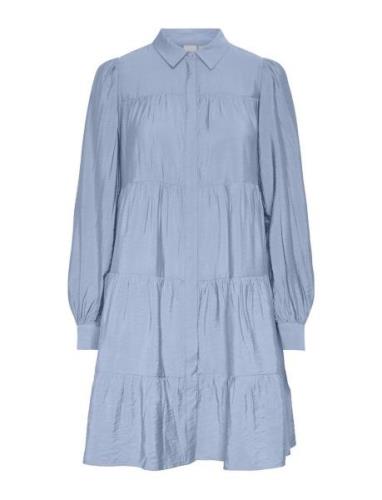 YAS Yaspala Ls Shirt Dress S. Blå