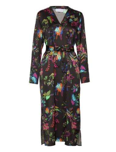 Coster Copenhagen Dress In Glow Print Svart