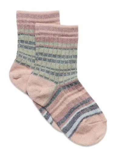 Mp Denmark Vilma Glitter Socks Multi/patterned