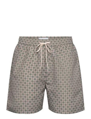 Les Deux Stan Aop Swim Shorts 2.0 Brun