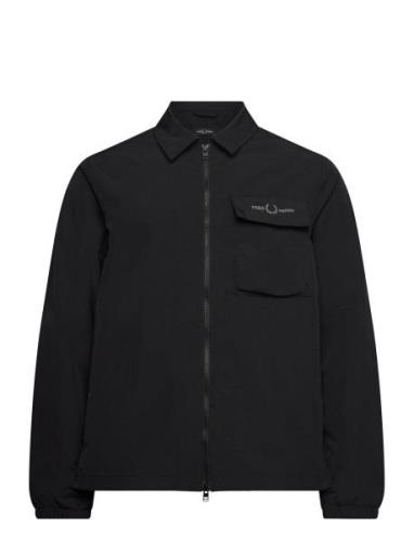 Fred Perry Ripstop Overshirt Svart