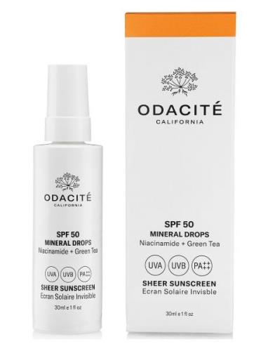 Odacité Skincare Mineral Drops Spf50 Sunscreen Nude