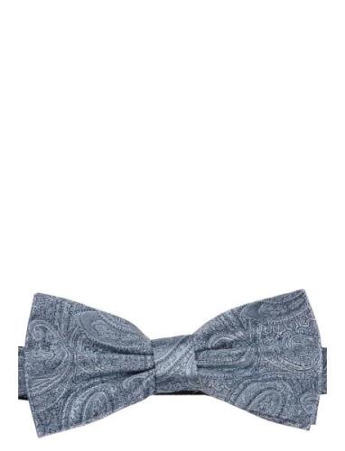 Portia 1924 Paisley Silk Bow Tie Blå