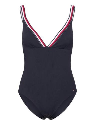 Tommy Hilfiger Triangle Piece Rp Marinblå