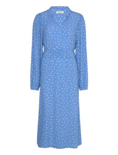 Lollys Laundry Parisll Midi Dress Ls Blå