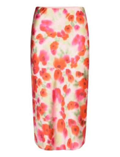 Vila Vidinna Hw Printed Skirt /5 Rosa