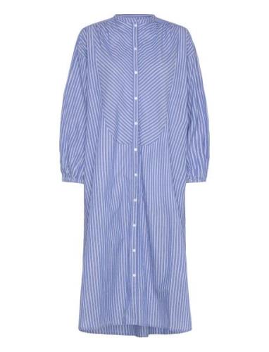 Moshi Moshi Mind Lauren Shirtdress Stripe Blå