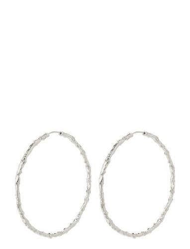 Pilgrim Sun Recycled Mega Hoops Silver