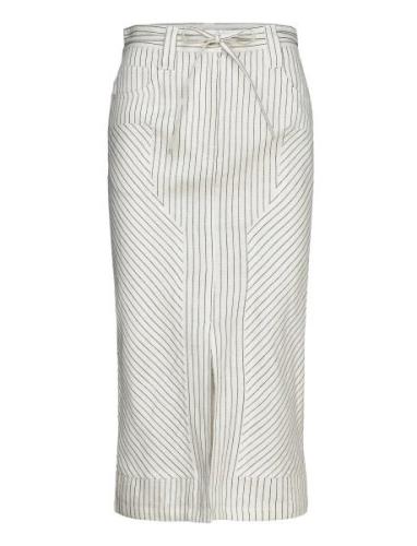 Day Birger Et Mikkelsen Freda - Cozy Linen Stripe Kräm