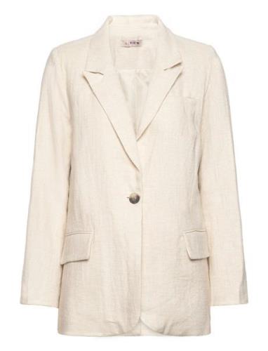 A-View Annali Linen Blazer Kräm