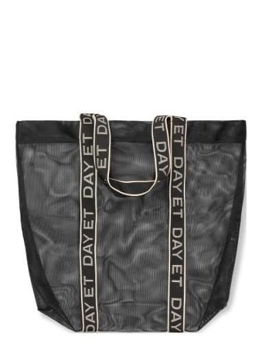 DAY ET Day Neat Mesh Logo Bag Svart