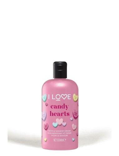 I LOVE I Love Seasonal Scented Bath And Shower Creams Candy Hearts Nud...