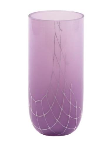 Flow Longdrink Home Tableware Glass Cocktail Glass Purple Kodanska