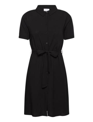 Vila Vipaya S/S Shirt Dress/Su - Noos Svart