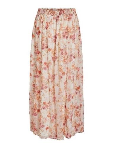 Vila Vifalia Hw Maxi Skirt/Dc/Ka Kräm