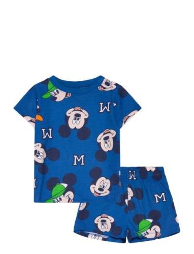 Mickey Mouse Pyjama Blå