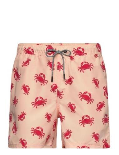 Jack & J S Jpstfiji Jjswim Aop Ss24 Ly Sn Beige