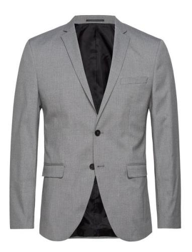 Selected Homme Slhslim-Mylologan Light Grey Blz B Noos Grå