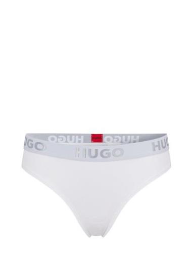 HUGO Thong Sporty Logo Vit