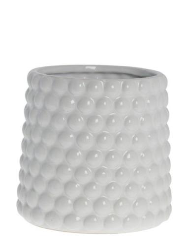 Lene Bjerre Dotsie Flower Pot Vit