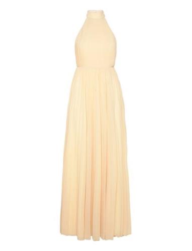 Bubbleroom Fionne Pleated Gown Gul