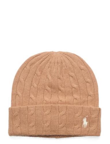 Polo Ralph Lauren Wool Blend-Wool Cash Cuff Hat Brun