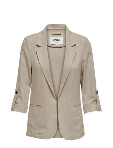 ONLY Onlcaro 3/4 Unlined Blazer Cc Tlr Beige