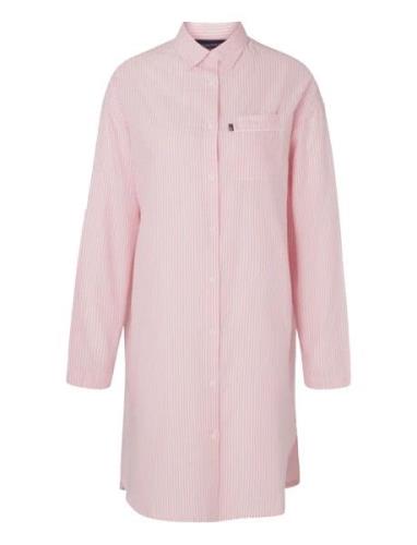 Lexington Home Icons Luna Organic Cotton Light Oxford Nightshirt Rosa