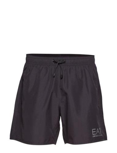 EA7 Mens Woven Boxer Svart