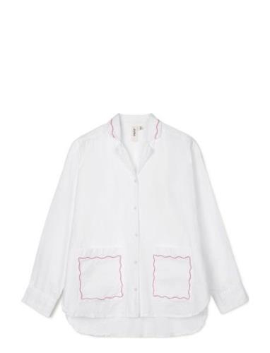 Juna Lollipop Sofie Shirt S/M White Vit