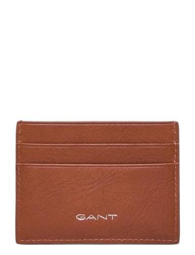 GANT Leather Card Holder Brun