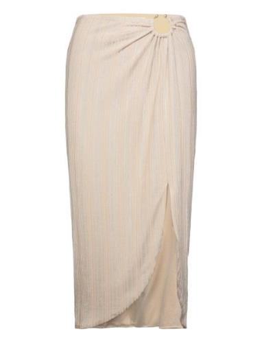 GUESS Jeans Cristina Midi Skirt Beige