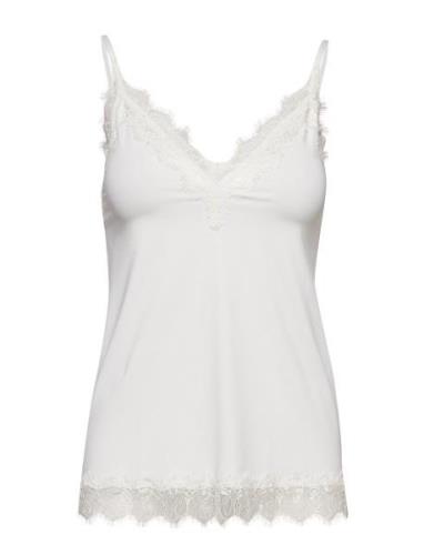 Rosemunde Rwbillie Lace Strap Top Vit