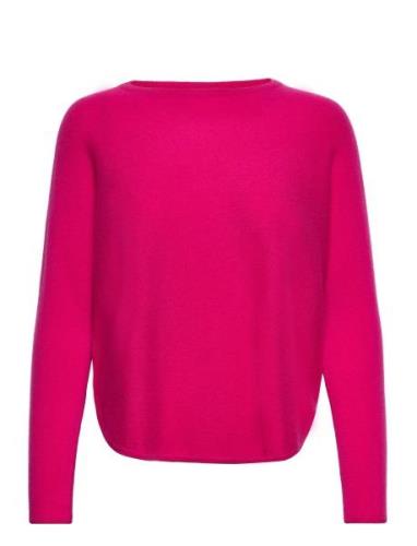 Davida Cashmere Curved Sweater Rosa