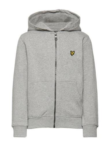 Lyle & Scott Junior Classic Zip Hoodie Grå