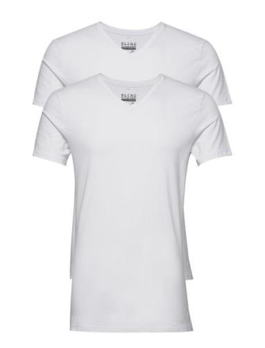 Blend Bhdinton V-Neck Tee 2-Pack Vit