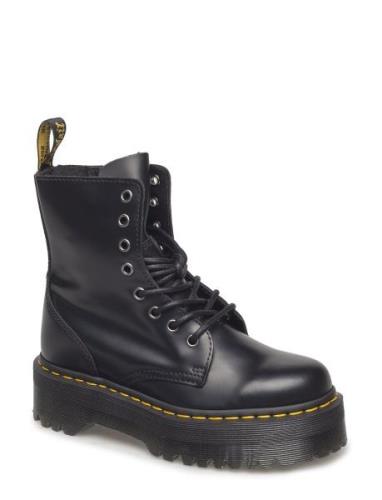 Dr. Martens Jadon Black Polished Smooth Svart