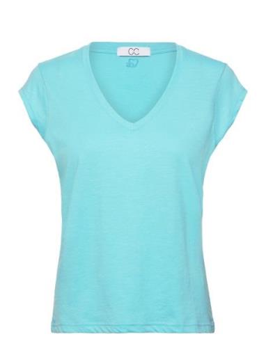 Coster Copenhagen Cc Heart Basic V-Neck T-Shirt Blå