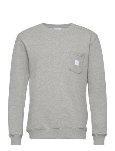 Makia Square Pocket Sweatshirt Grå