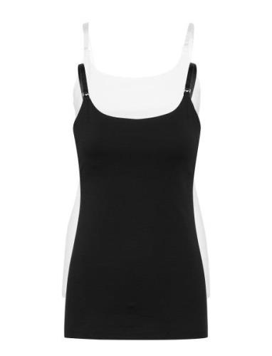 Lindex 2 P Nursing Camisole Organic Svart