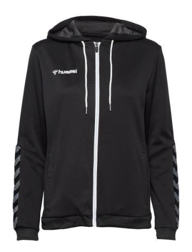 Hummel Hmlauthentic Poly Zip Hoodie Woman Svart